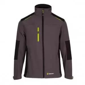 Beeswift FLEX SoftSHELL JACKET TWO-TONE Grey Black 4XL SFSJGYBL4XL