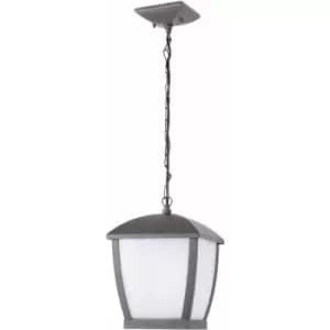 Wilma gray garden pendant light 1 bulb