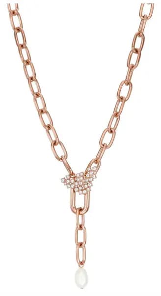 Emporio Armani EGS2963221 Womens Necklace Rose Gold-Tone Jewellery