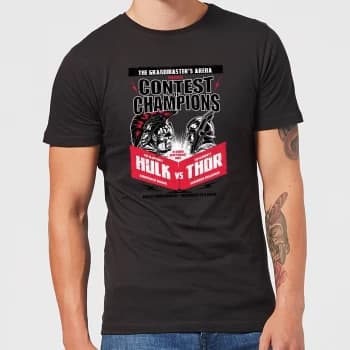 Marvel Thor Ragnarok Champions Poster Mens T-Shirt - Black - 3XL - Black