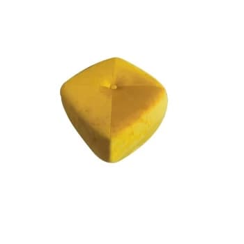 Stanford Home Home Round Velvet Stool - Ochre