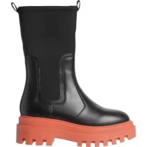 Calvin Klein Jeans Flatform High Chelsea Boot - Black