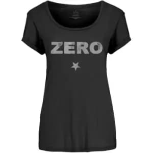The Smashing Pumpkins - Zero Distressed Ladies XX-Large T-Shirt - Black