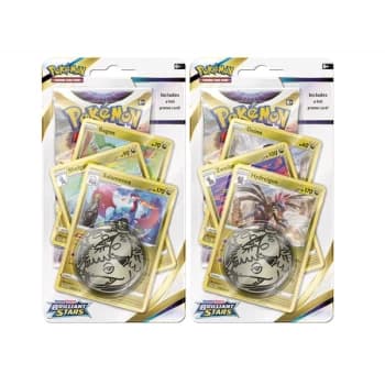 Pokemon TCG: Sword & Shield 9 Brilliant Stars Premium Checklane Blister - One At Random
