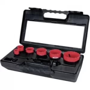 RUKO A106340 A106340 Hole saw set 8 Piece 22 mm, 29 mm, 35 mm, 44 mm, 51 mm, 68mm 1 Set