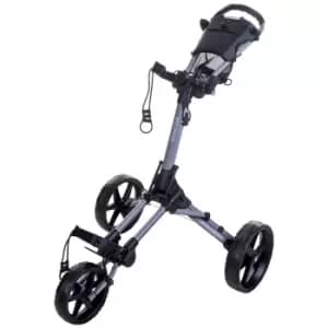 Fast Fold Square Golf Trolley - Grey/Black