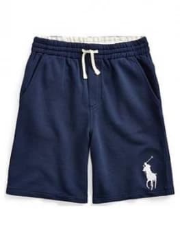 Ralph Lauren Boys Big Pony Jersey Short - Navy