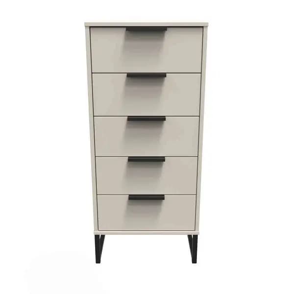 Welcome Furniture Ready Assembled Hong Kong G 5 Drawer Tallboy In Kashmir Matt