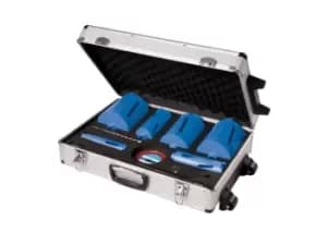 Silverline 427650 Diamond Core Drill Kit 6pce 38 52 65 107 117 127mm Dia