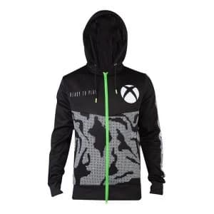 Microsoft - Tech All-Over Print Mens Small Hoodie - Black