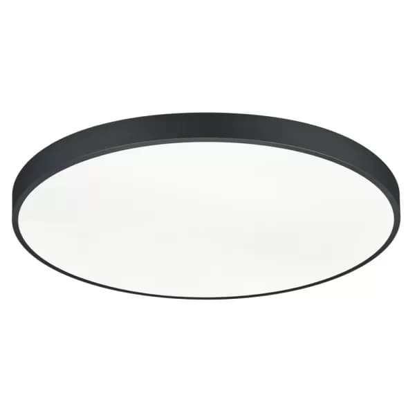 Waco Modern 2 Light 51W LED Semi Flush Light Black Matt 2300-3000-4000K