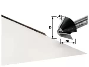 Festool HW 30° D 24/12 S8 OFK 700 Chamfer Cutter HW 24mm x 12mm