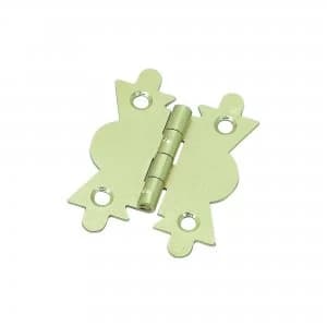Wickes Butterfly Cabinet Hinge - Brass 51mm Pack of 2