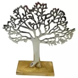 Silver Tree Decor Ornament