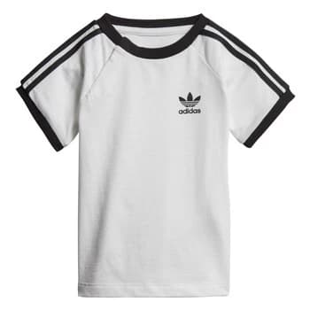 adidas DV2824 boys's Childrens T shirt in White - Sizes 12 / 18 months,3 / 6 months,6 / 9 months,9 / 12 months,3 / 4 years