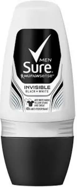 Sure Motion Sense Invisible Black + White Deodorant 50ml