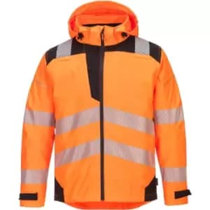 Portwest PW36 Extreme Rain Jacket Orange / Black 3XL