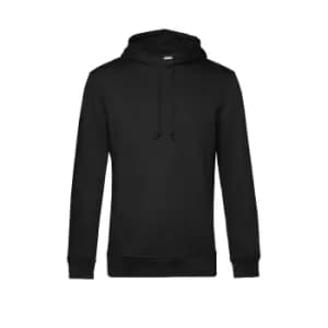 B&C Mens Organic Hoodie (3XL) (Black)