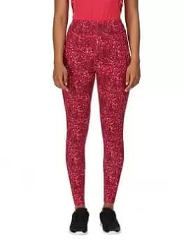 Regatta Holeen Legging Ii - Berry Size 12, Women