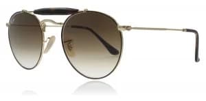 Ray-Ban RB3747 Sunglasses Gold / Brown Shaded 900851 50mm