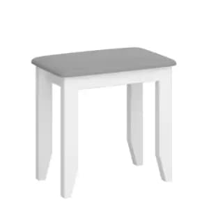 Heston Stool White