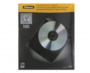 CD Plastic Envelopes 100 Pack