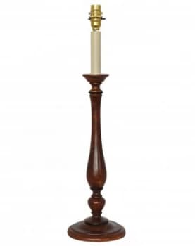 Litecraft Ds ray mahogany tble lmp base