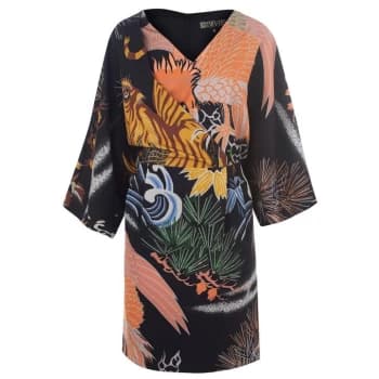 Biba Tiger Kimono Dress - Multi-Coloured