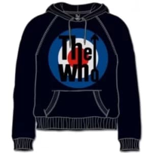 The Who Target Classic Black Mens Hoodie Size: Large