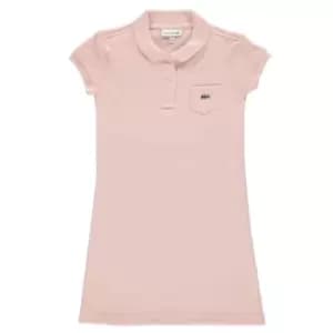 Lacoste Polo Shirt Dress - Pink