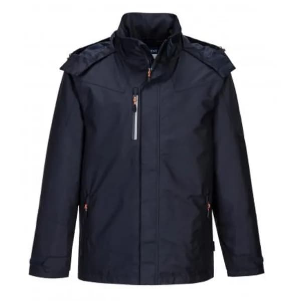 Portwest Outcoach Mens Waterproof Jacket S555DNRL Colour: Dark Navy