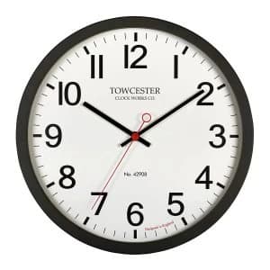 Acctim Kempston Black Wall Clock