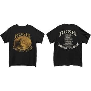 Rush - Caress of Steel Unisex Large T-Shirt - Black
