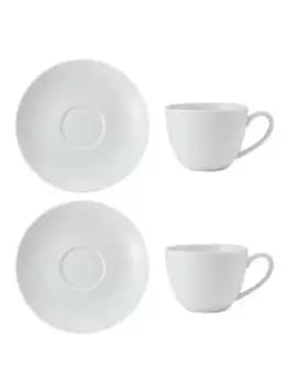 Mikasa Mk Chalk Cappuccino & Saucer 330Ml 2Pc