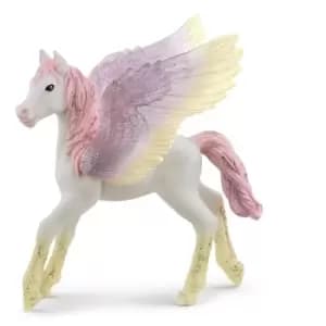 SCHLEICH Bayala Sunrise Pegasus Foal Toy Figure, 5 to 12 Years, Multi-colour (70721)