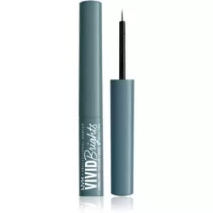 NYX Professional Makeup Vivid Brights liquid eyeliner shade 01 Cyan Simp 2 ml