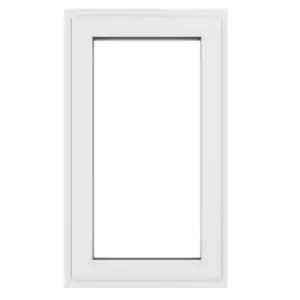 Crystal uPVC Window A Rated Right Hand Side Hung 610mm x 1040mm Clear Glazing - White