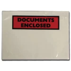GoSecure Document Envelopes Documents Enclosed Self Adhesive DL (Pack of 100) 9743DLDE01