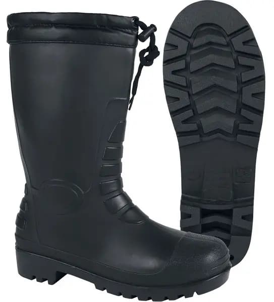 Brandit Everglade Wellington Boots with Lining Gumboots black