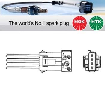 1x NGK NTK Oxygen O2 Lambda Sensor OZA341-PG8 OZA341PG8 (1816)