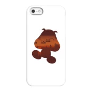 Nintendo Super Mario Goomba Silhouette Phone Case - iPhone 5/5s - Snap Case - Gloss