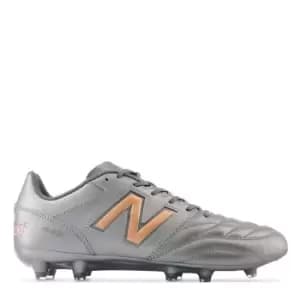 New Balance 442 V2 Team Firm Ground Football Boot - Silver