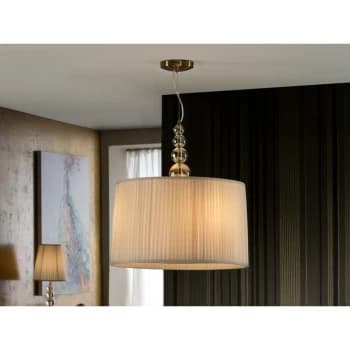 Schuller Lighting - Schuller Mercury - 3 Light Round Crystal Ceiling Pendant Champagne, E27