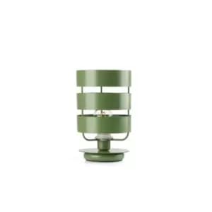 Ulisse Cylindrical Table Lamp, Green