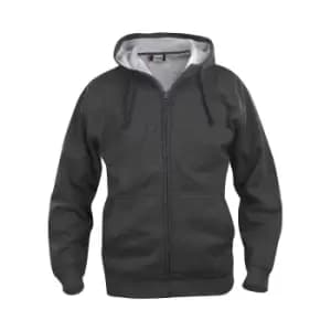 Clique Mens Basic Full Zip Hoodie (3XL) (Anthracite Melange)