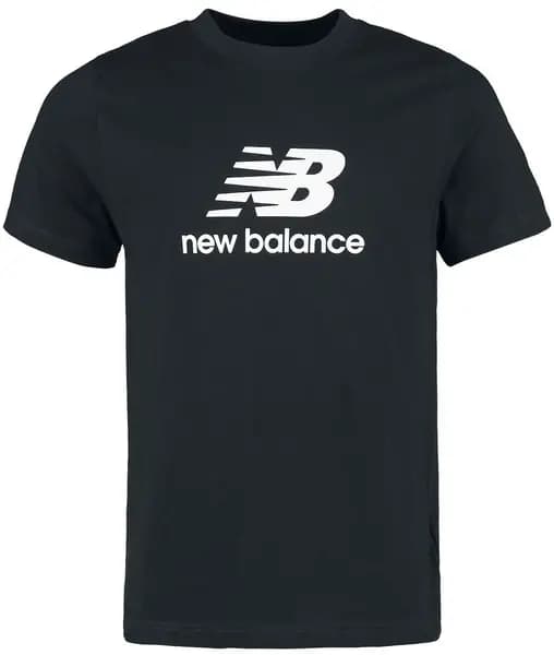 New Balance Stacked Logo T-Shirt T-Shirt Black XXL Men