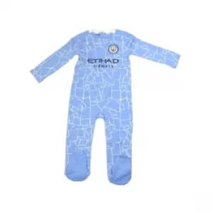 6-9 Months Man City Sleep Suit