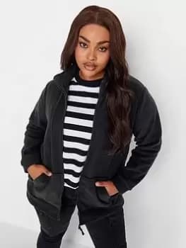 Yours Yours Epp Fleece Black, Size 16, Women
