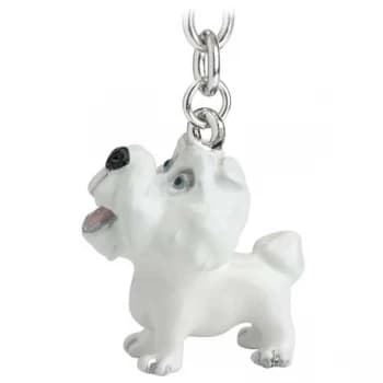 Little Paws Key Ring Bichon Frise