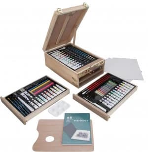 YXSH Portable Art Chest 94 Pieces